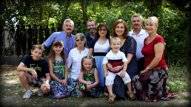 The Suko family with both sets of grandparents