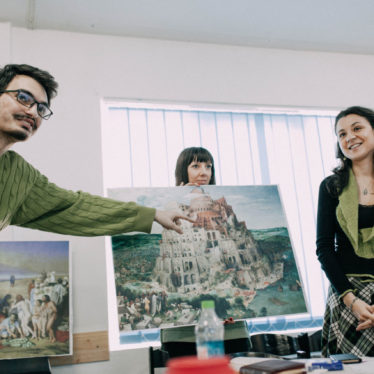Art Evangelism Training, Holy Trinity Church, Bucharest Romania